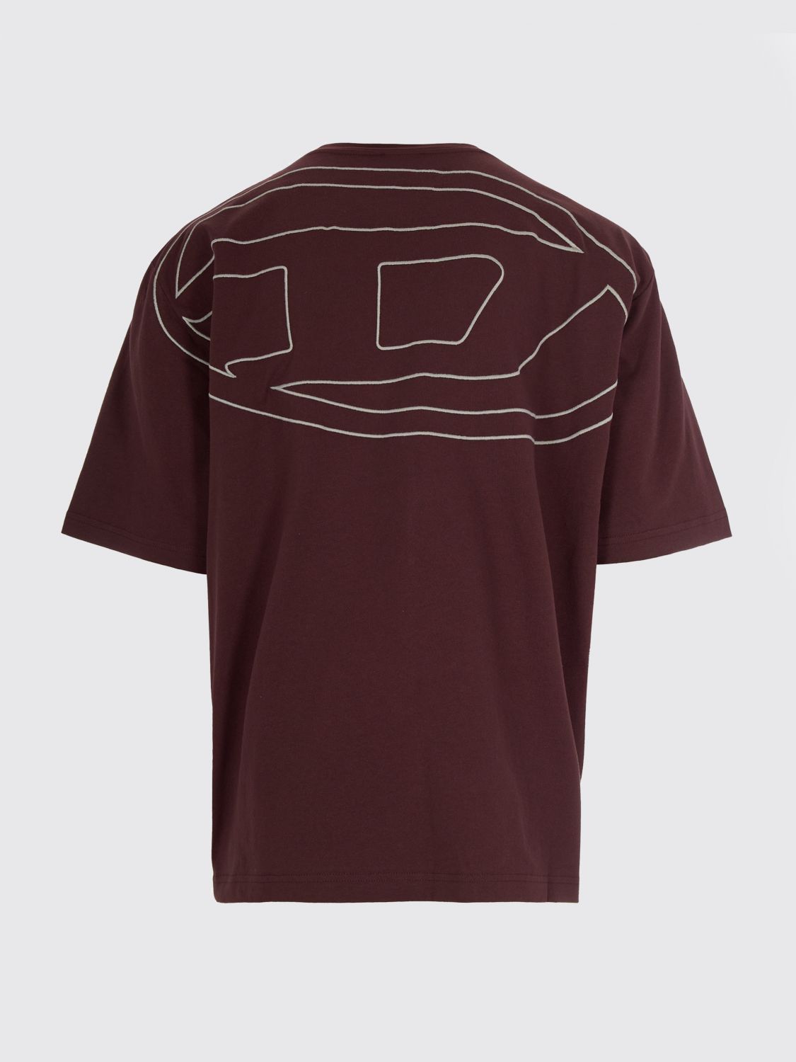 D-embroidery cotton T-Shirt - Green