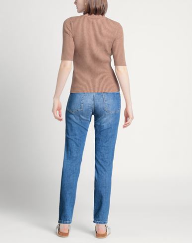 Woman Jeans Blue Size S Cotton, Elastane