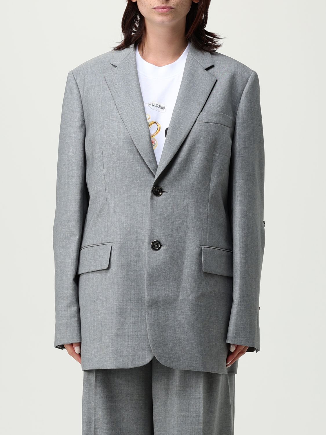 Blazer Woman color Grey