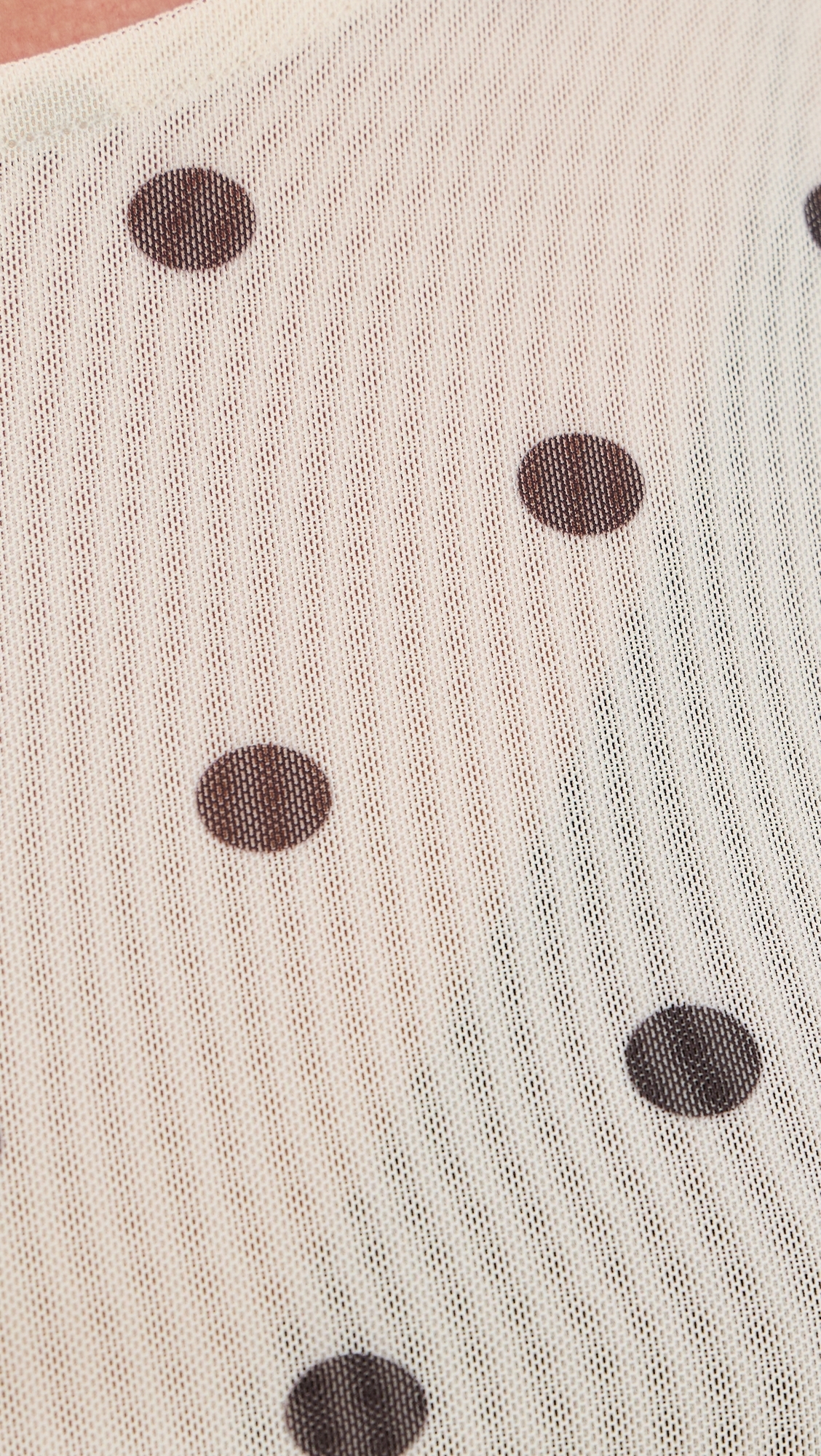 Jodie Top Egret Creme Dot