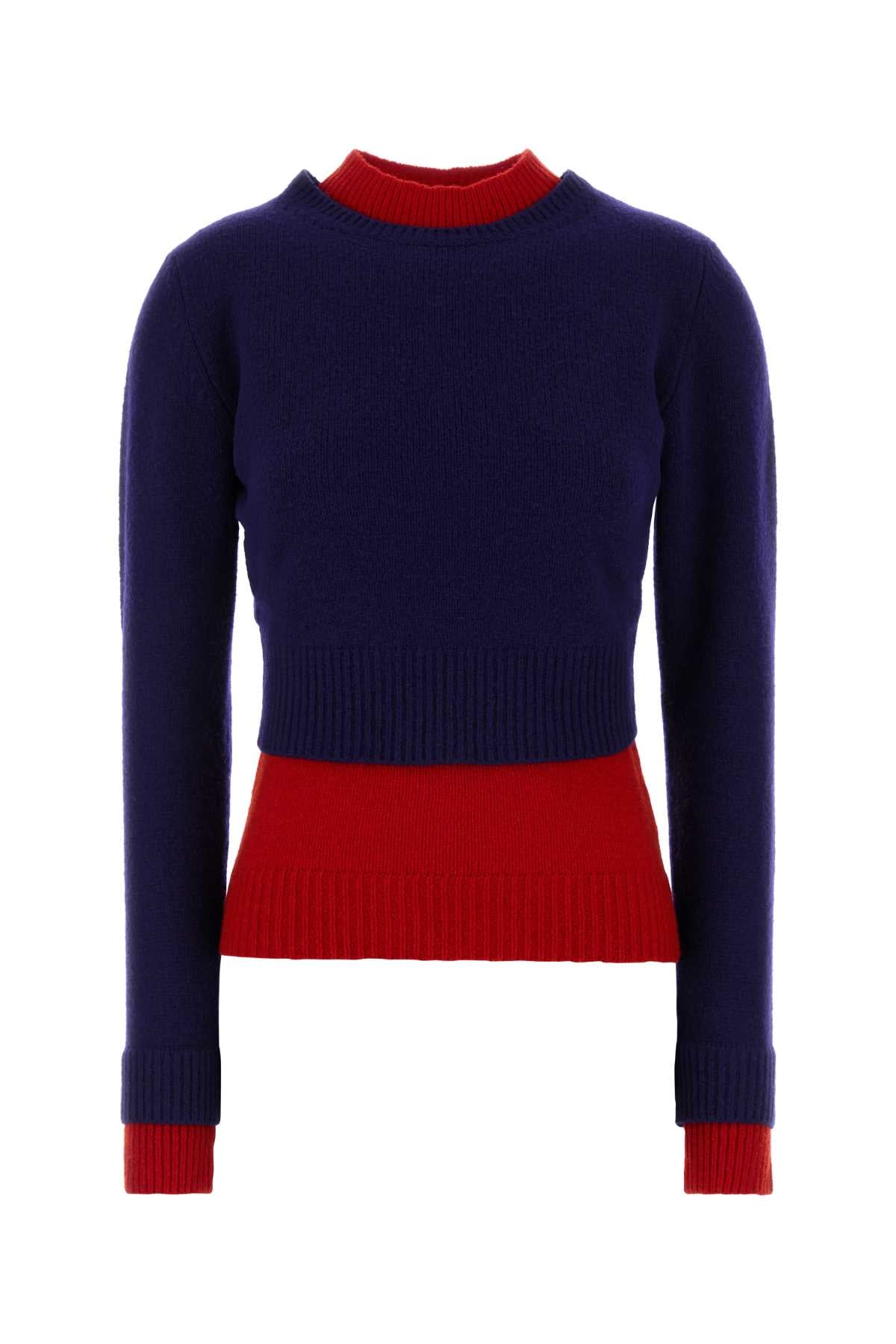 Double Sweater — Navy