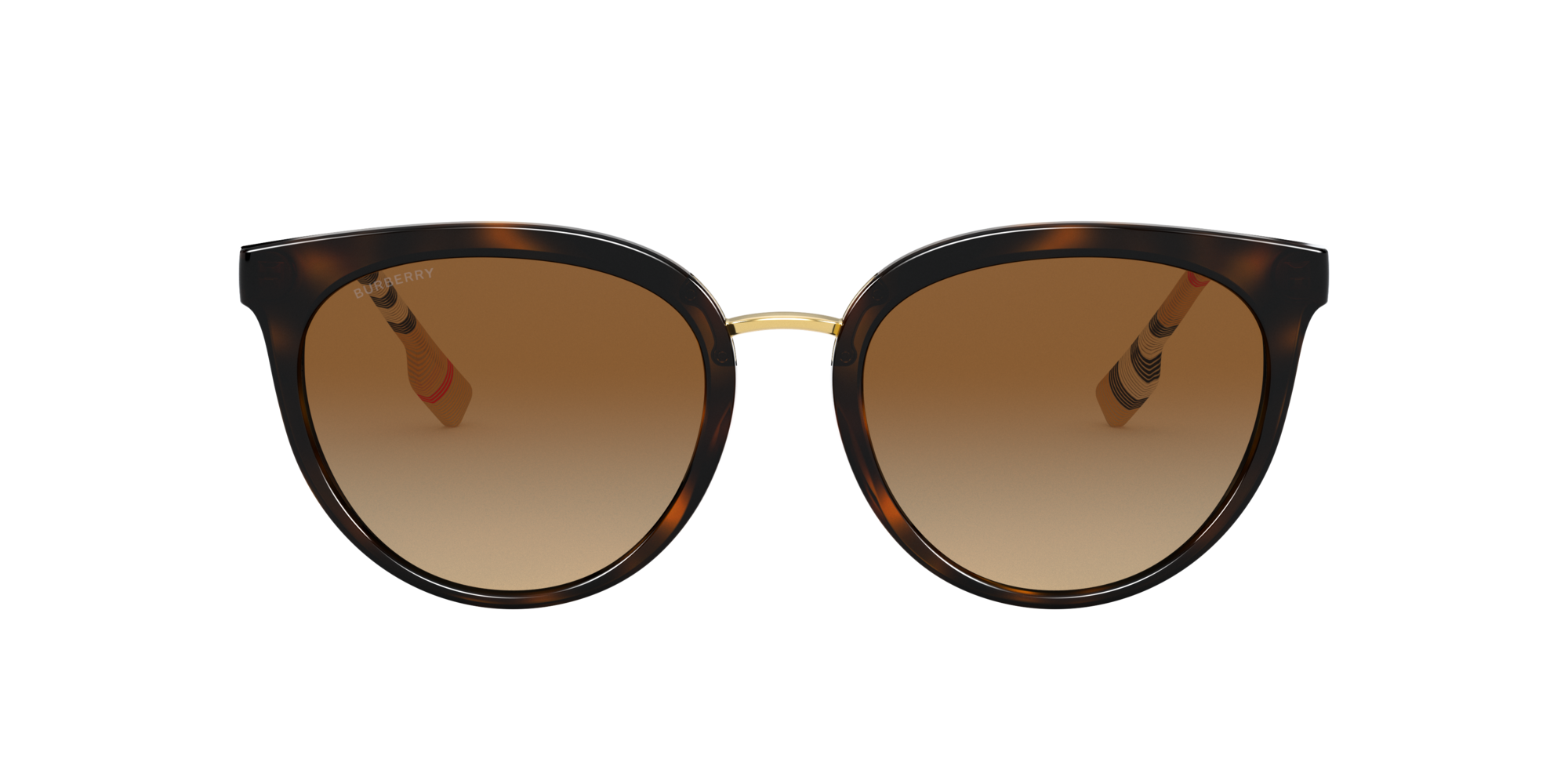 Burberry Woman Burberry BE4316 WILLOW 3854T5 Sunglasses Nylon Brown Brown Pantos Polarized Shaded