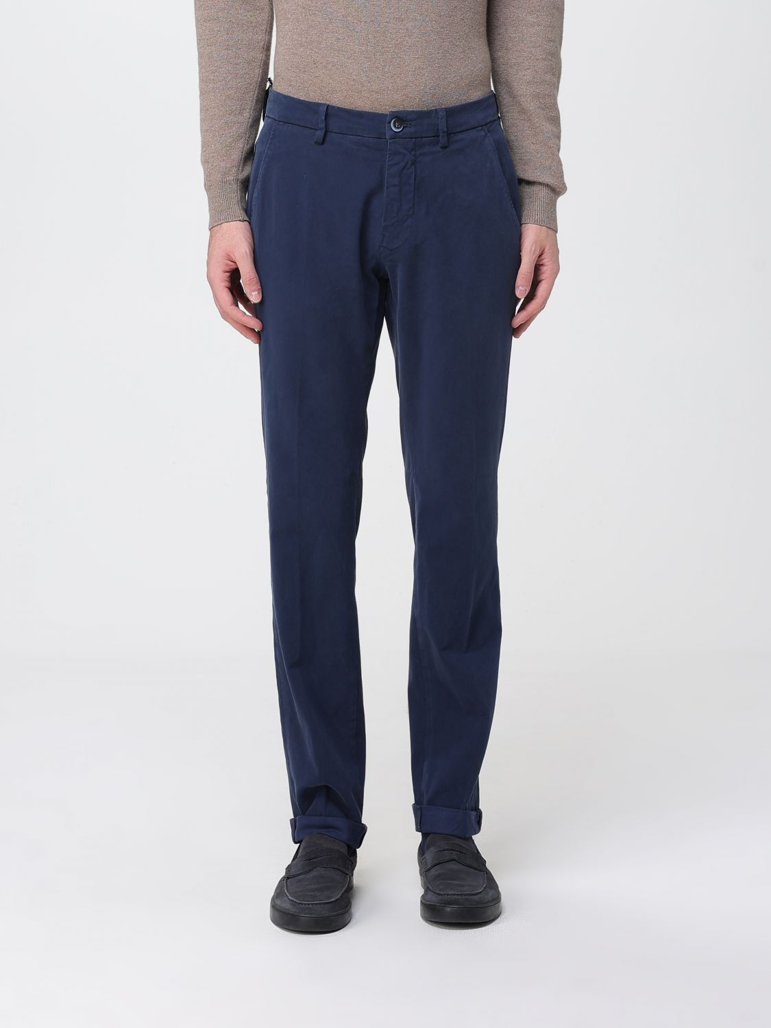 Pants Men color Blue