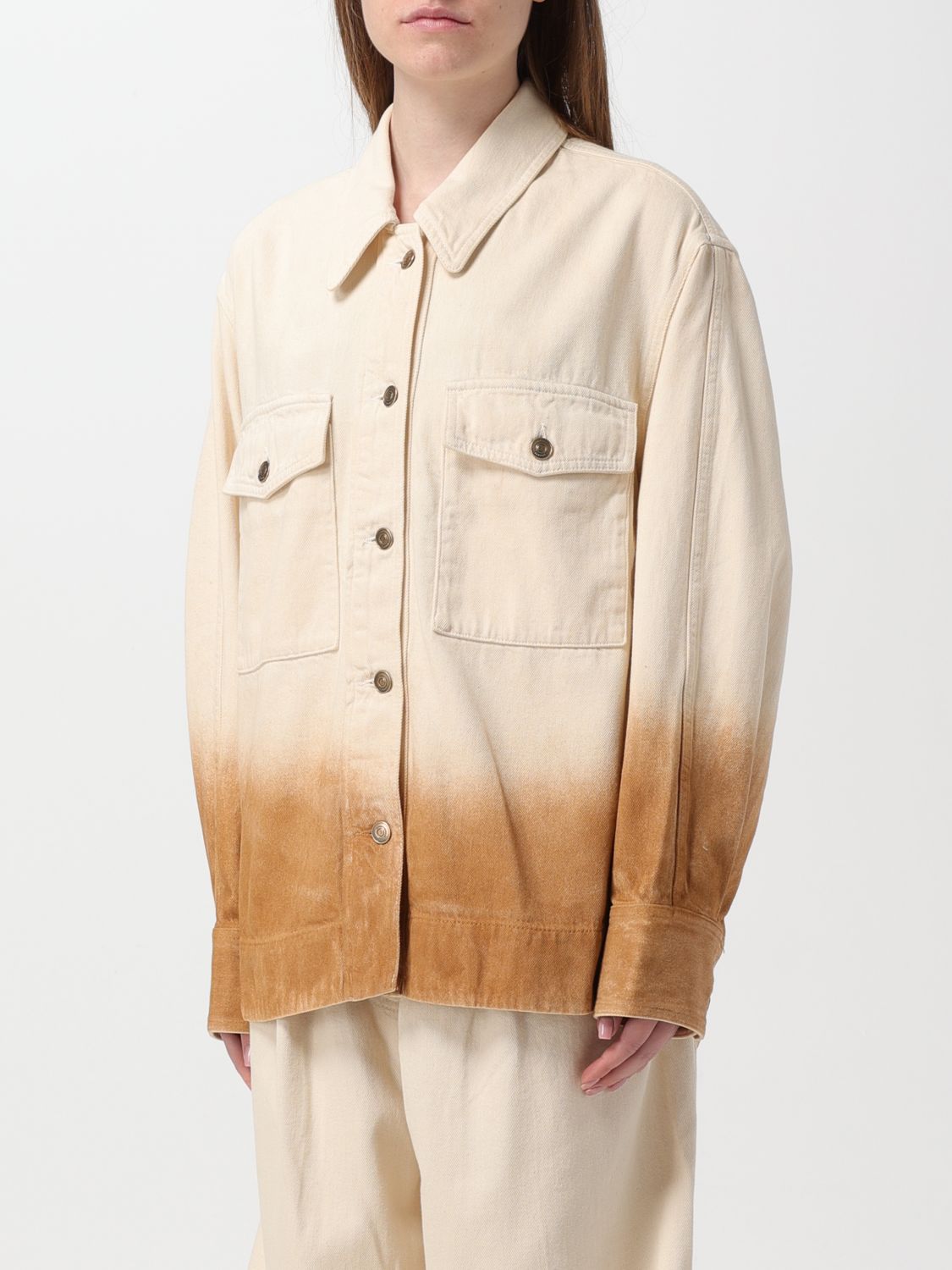 Blazer Woman color Yellow Cream