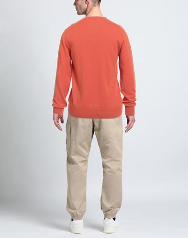 Man Sweater Orange Size S Cashmere