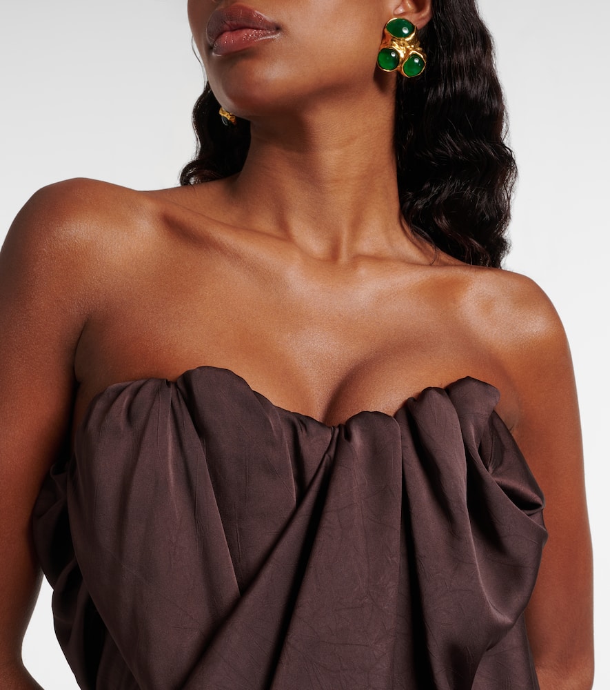 Susana draped corset dress