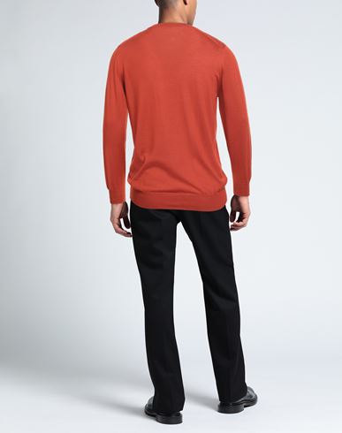 Mauro Ottaviani Man Sweater Rust Size 42 Cashmere, Silk