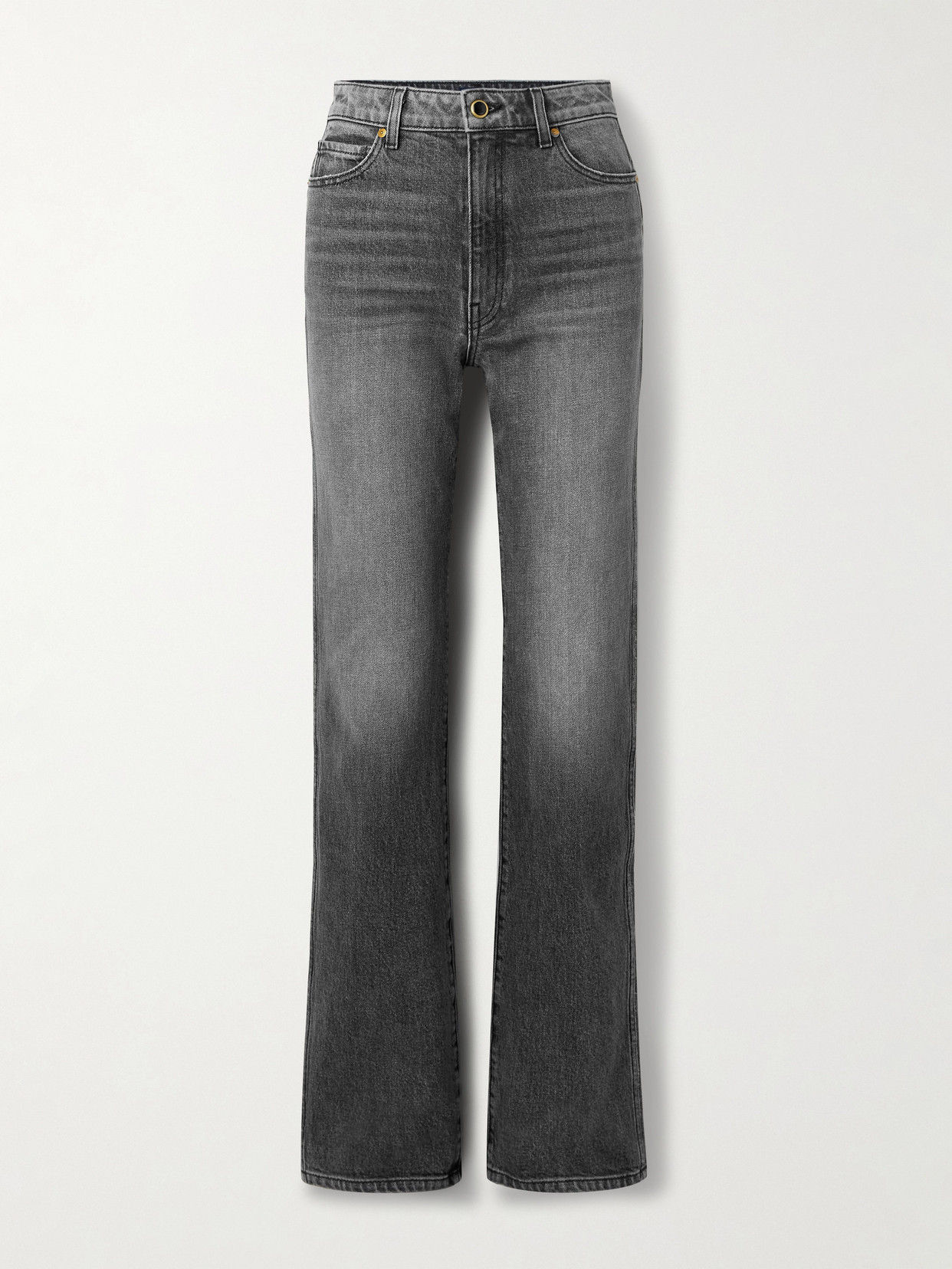 Danielle Stretch High-rise Slim-leg Jeans - Gray