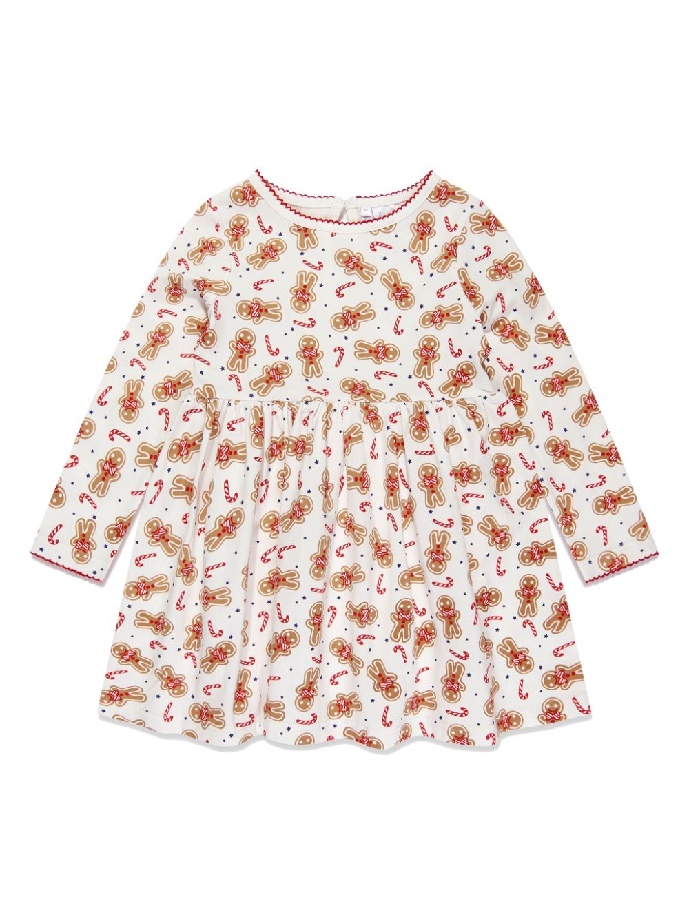 Gingerbread stretch-cotton dress - Neutrals