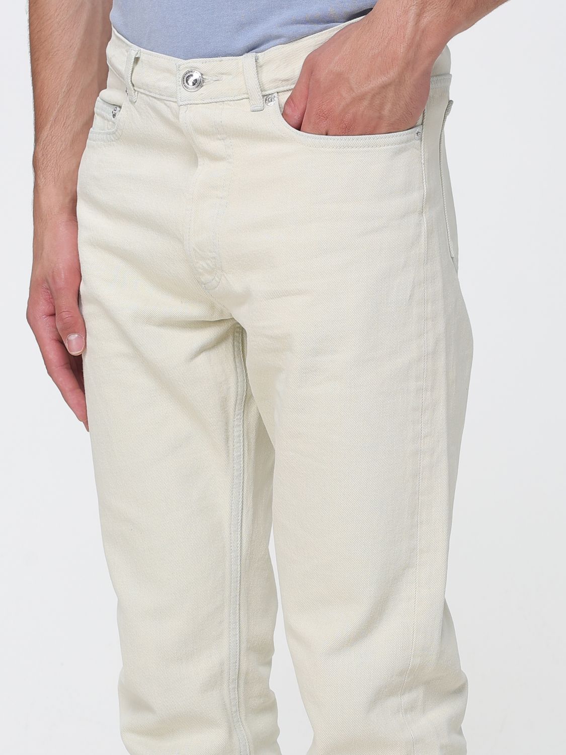 A. P.C. Pants Men color White