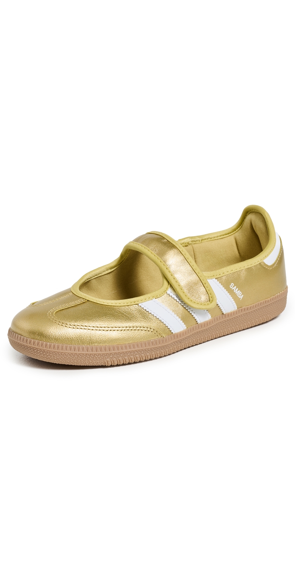 Samba Jane Shoes Gold/White