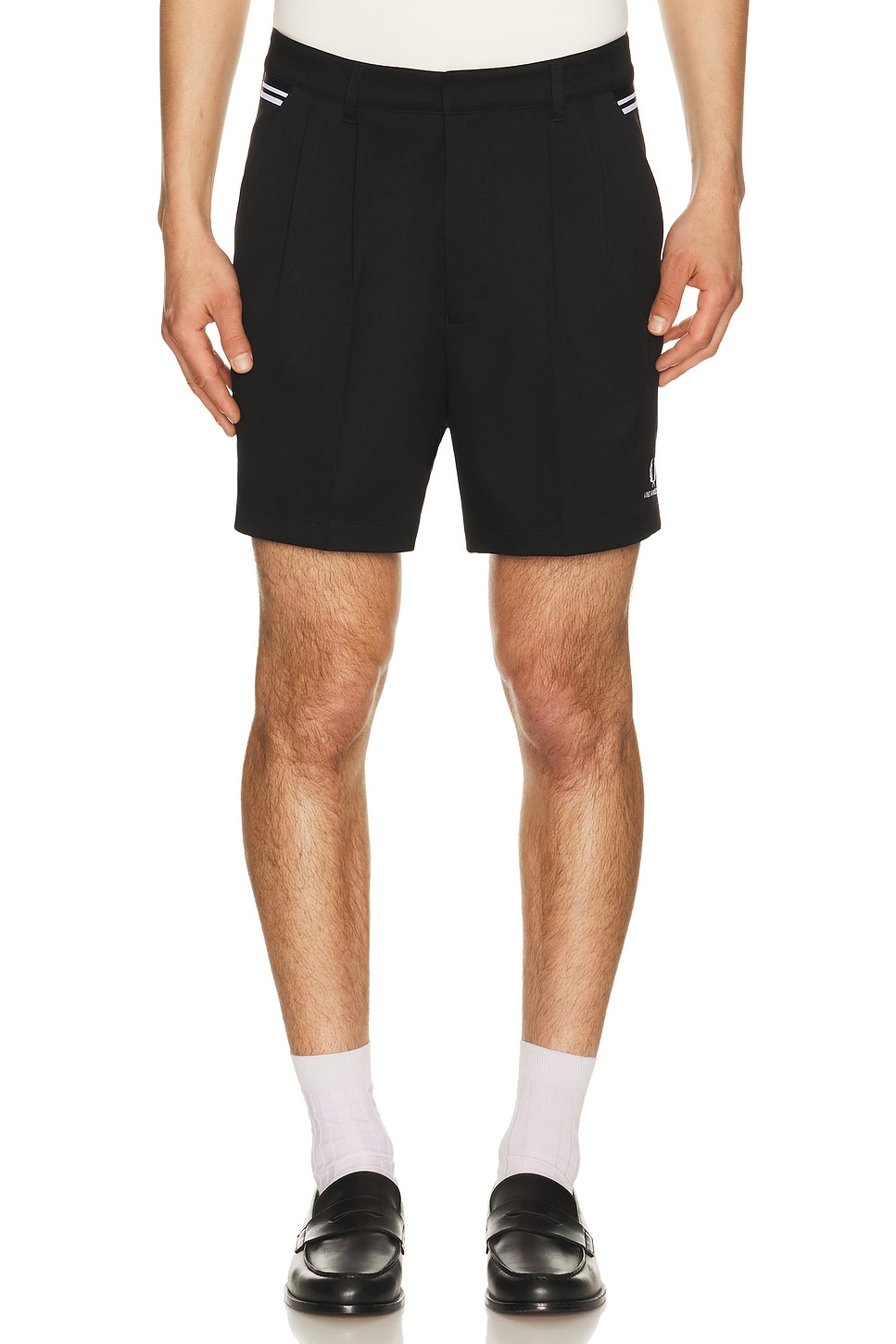 Fred Perry x Kris Van Assche Tailored Shorts in Black. 30. Also