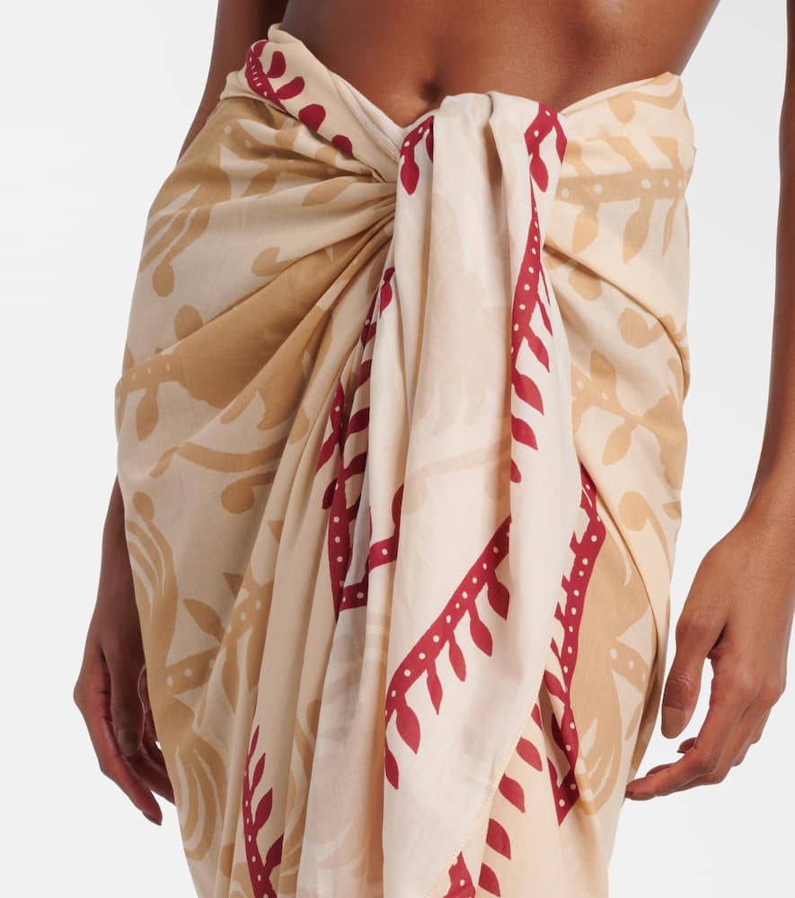 Prismatic Flow cotton beach cover-up