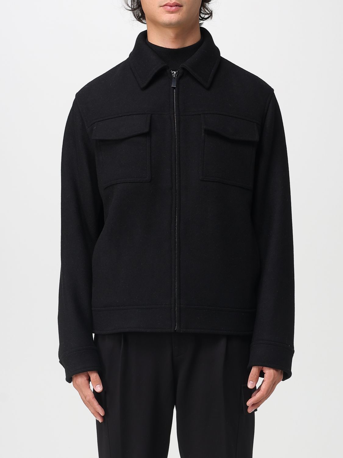 Jacket Men color Black