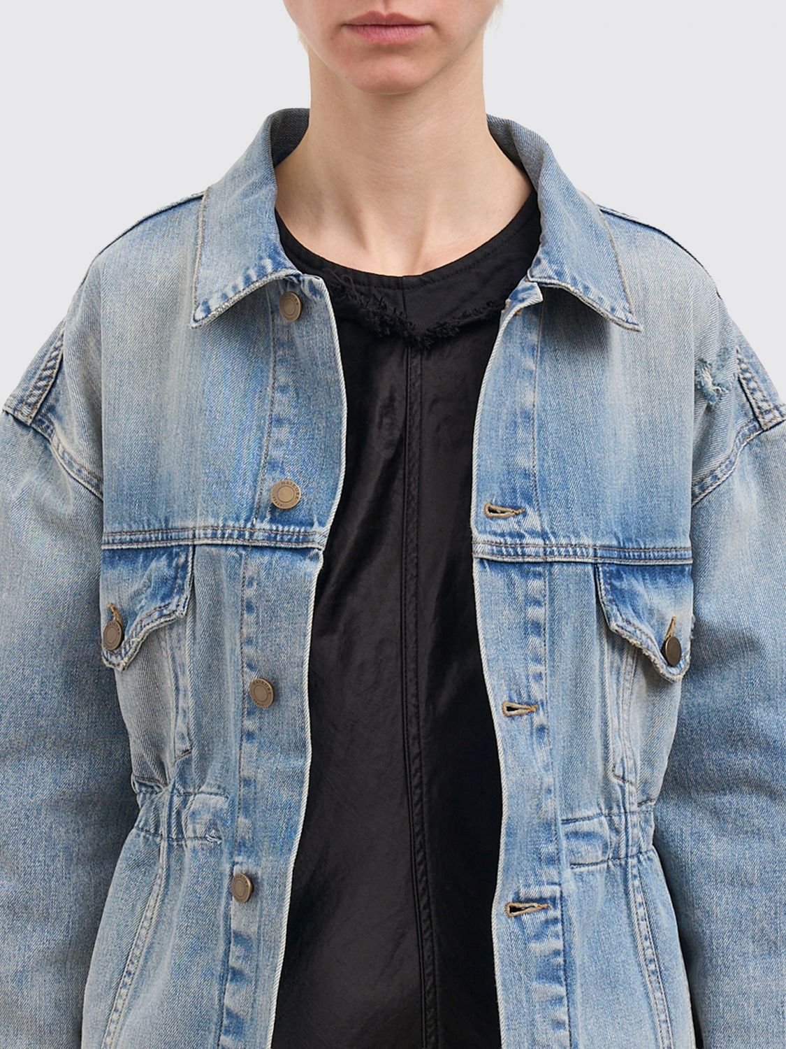 Jacket Woman color Gnawed Blue
