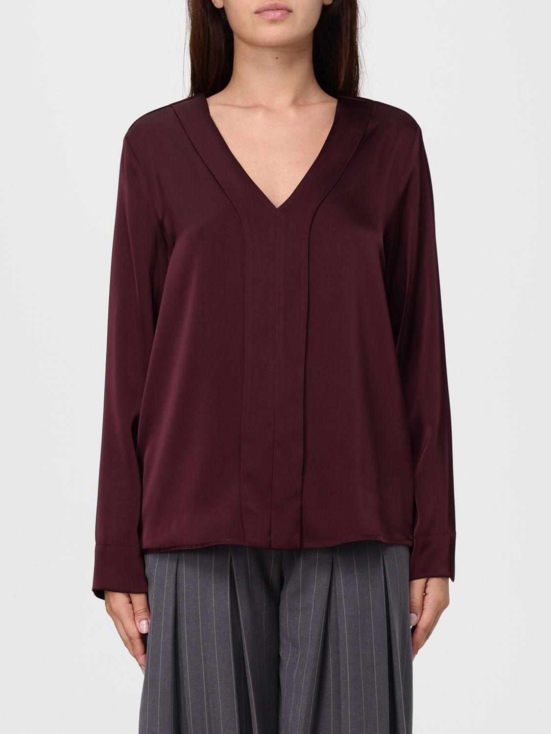 Top Woman color Burgundy