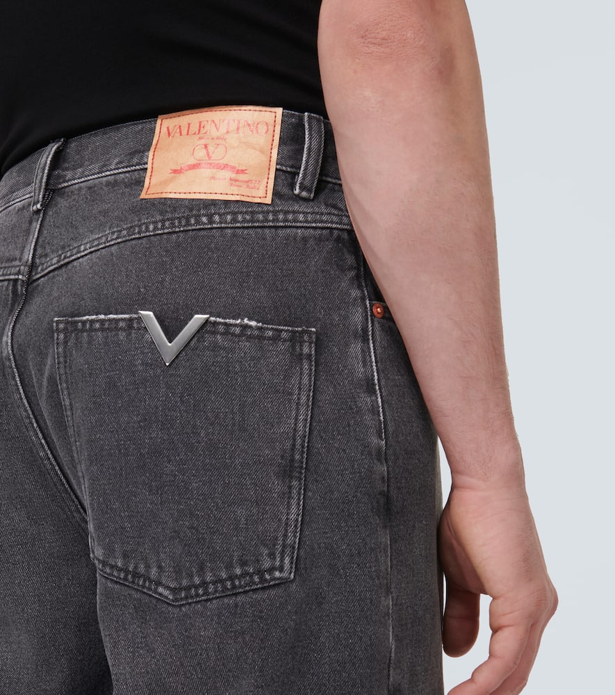 High-rise wide-leg jeans