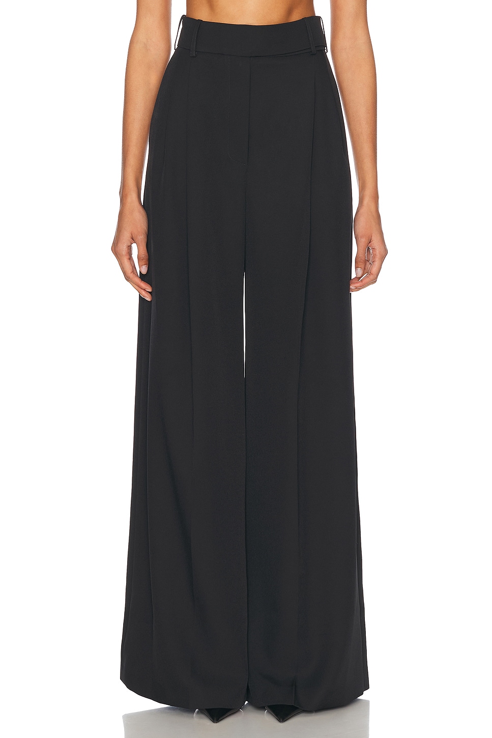 Alexandre Vauthier Wide Leg Pant in Black - Black.  44 also in 34, 36, 38