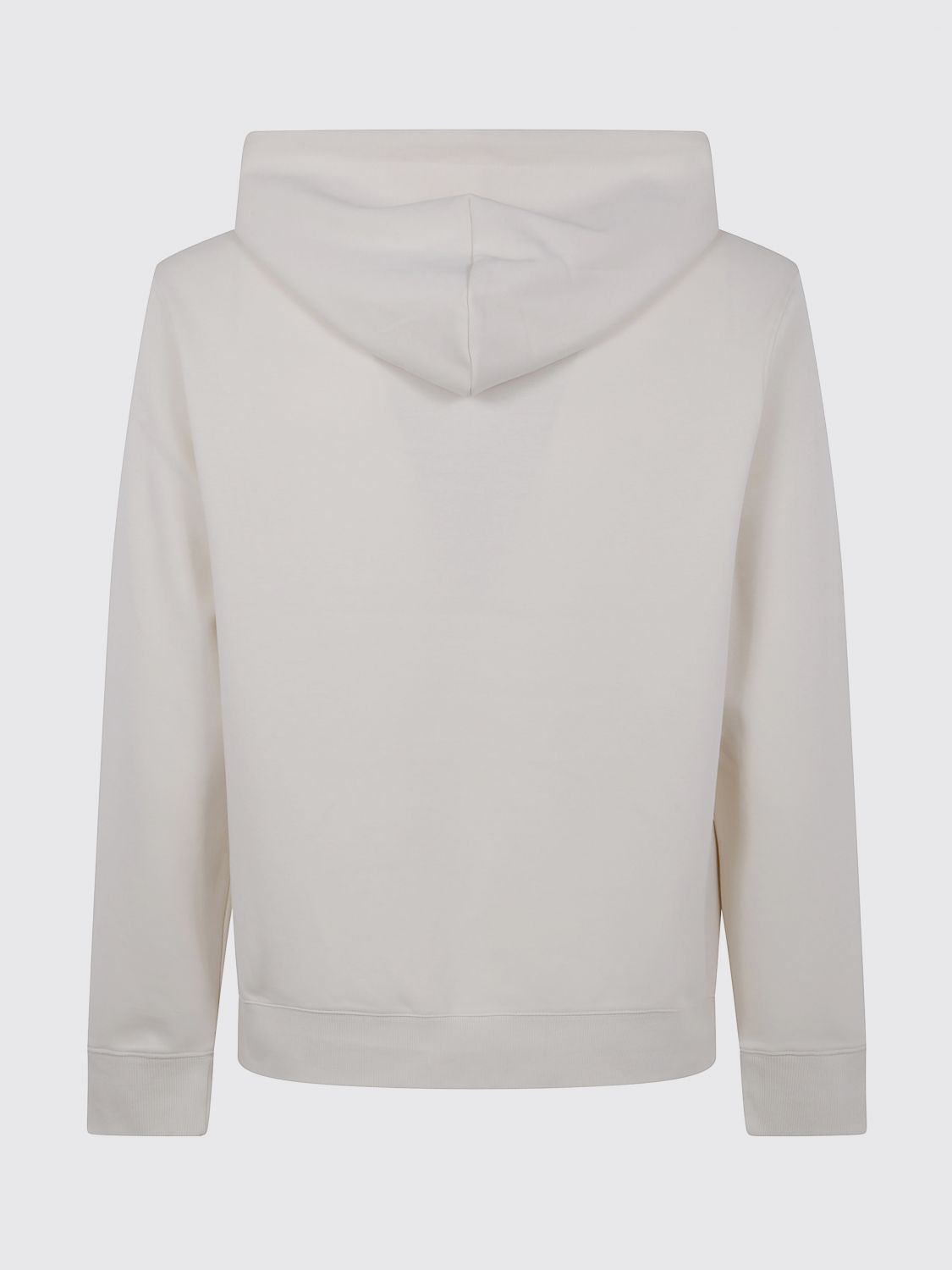Embossed Logo Cotton Blend Hoodie