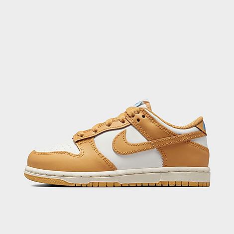 Little Kids Dunk Low Casual Shoes in Honeycomb/Sail/University Blue
