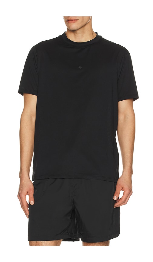 247 DNA Mesh Tee in Jet Black - Black. L also in M, S, XL/1X