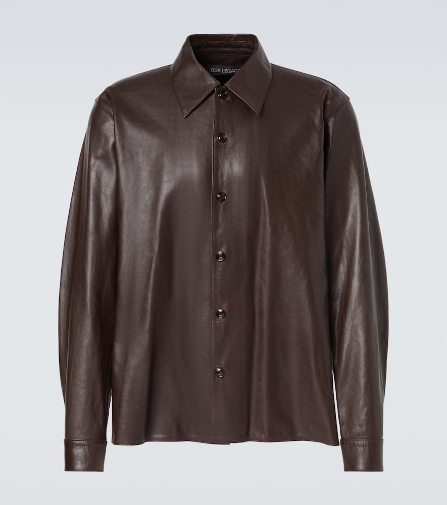 Welding leather overshirt