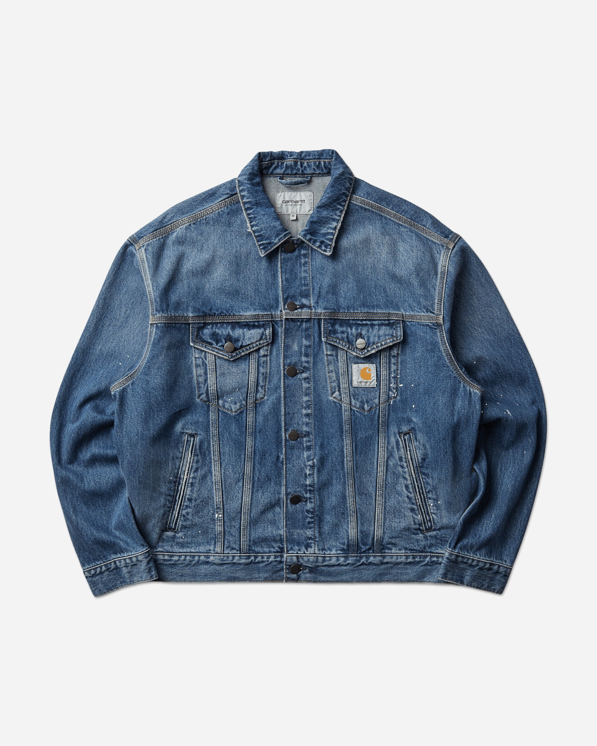 Men s Helston Jacket Blue Destroy Wash