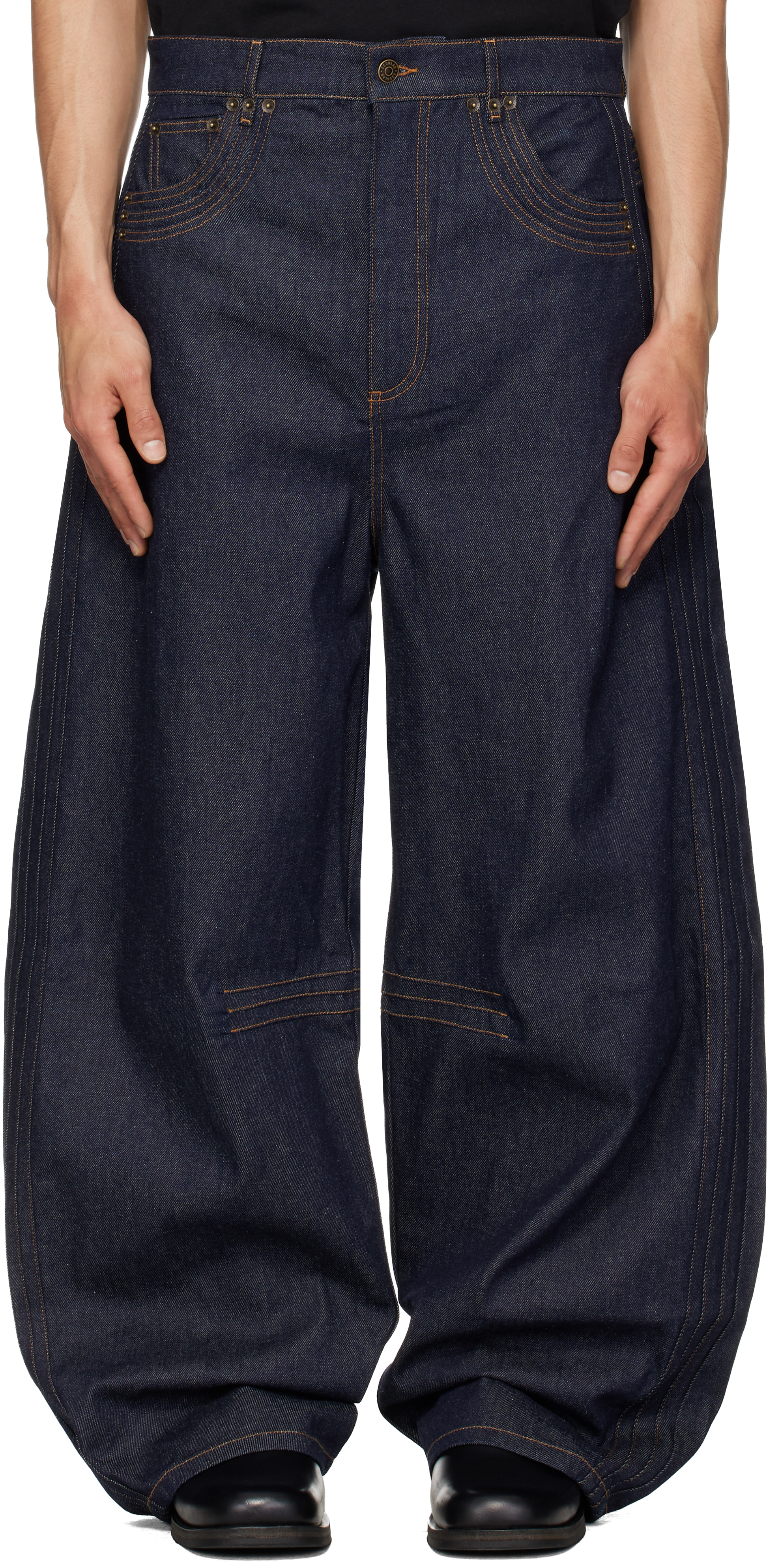 Blue Overscaled Jeans