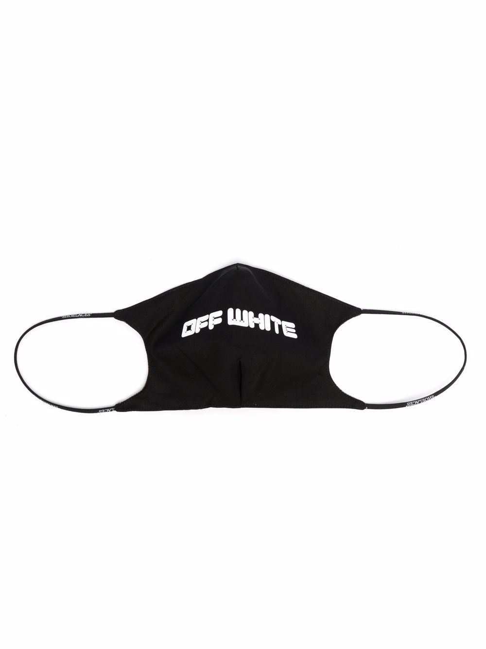 Logo-print face mask - Black