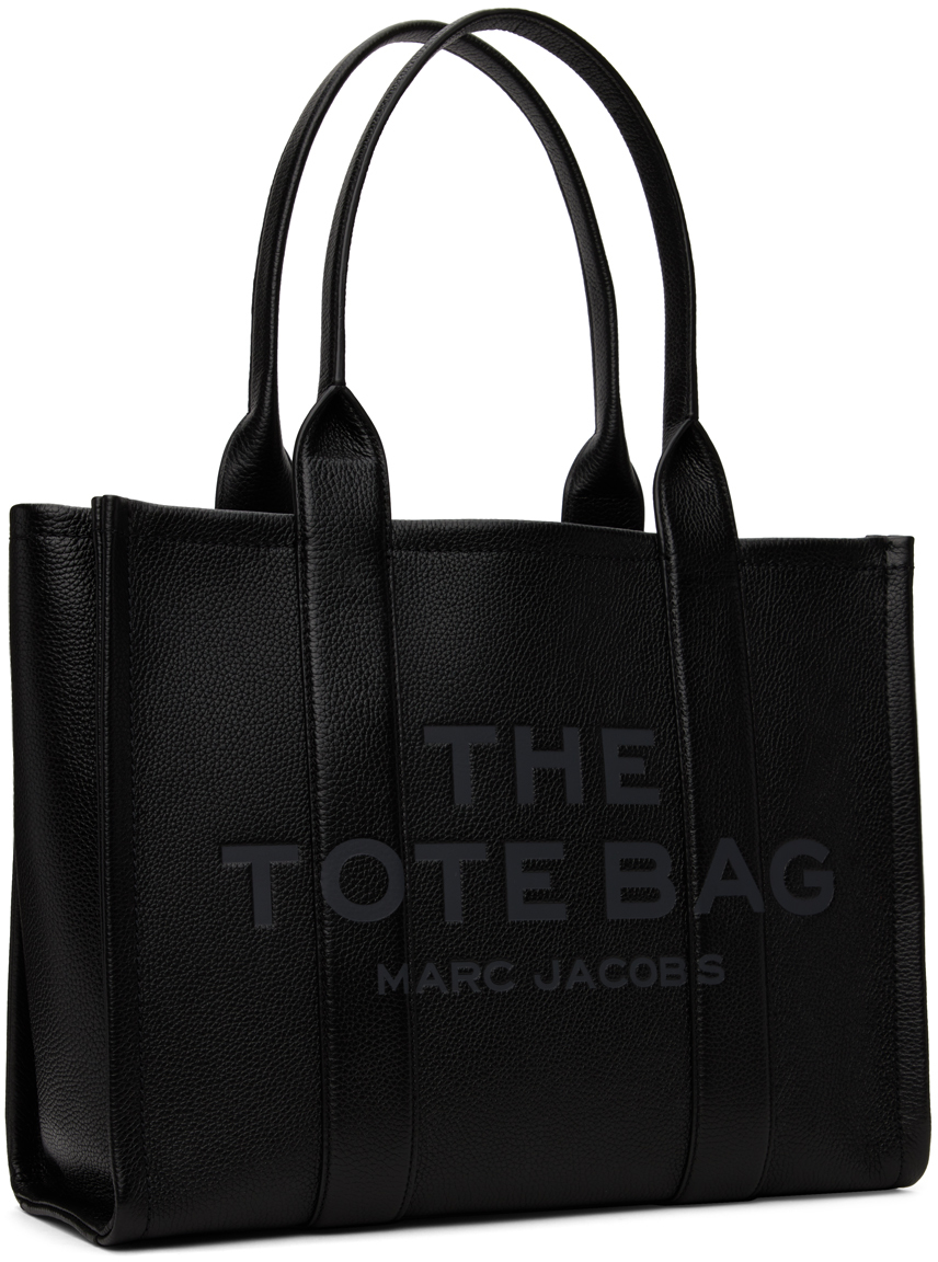 Marc Jacobs Black 'The Leather Large' Tote