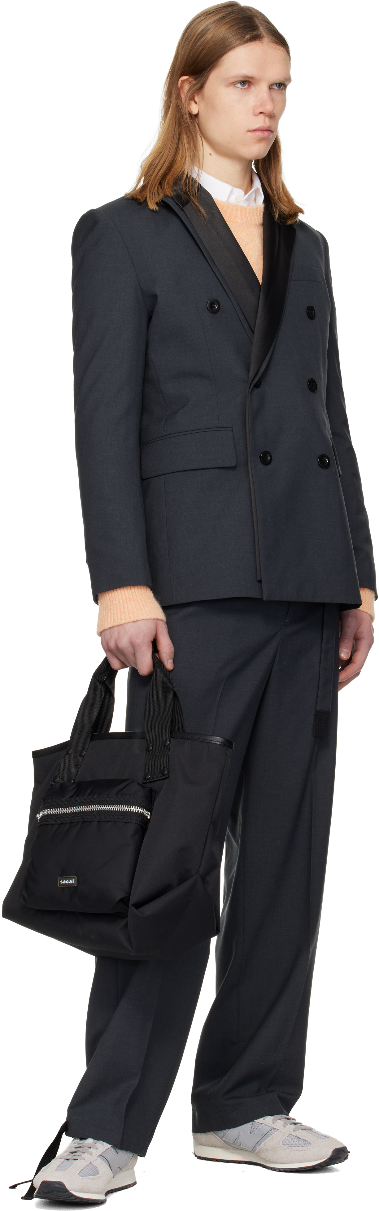Gray Suiting Trousers