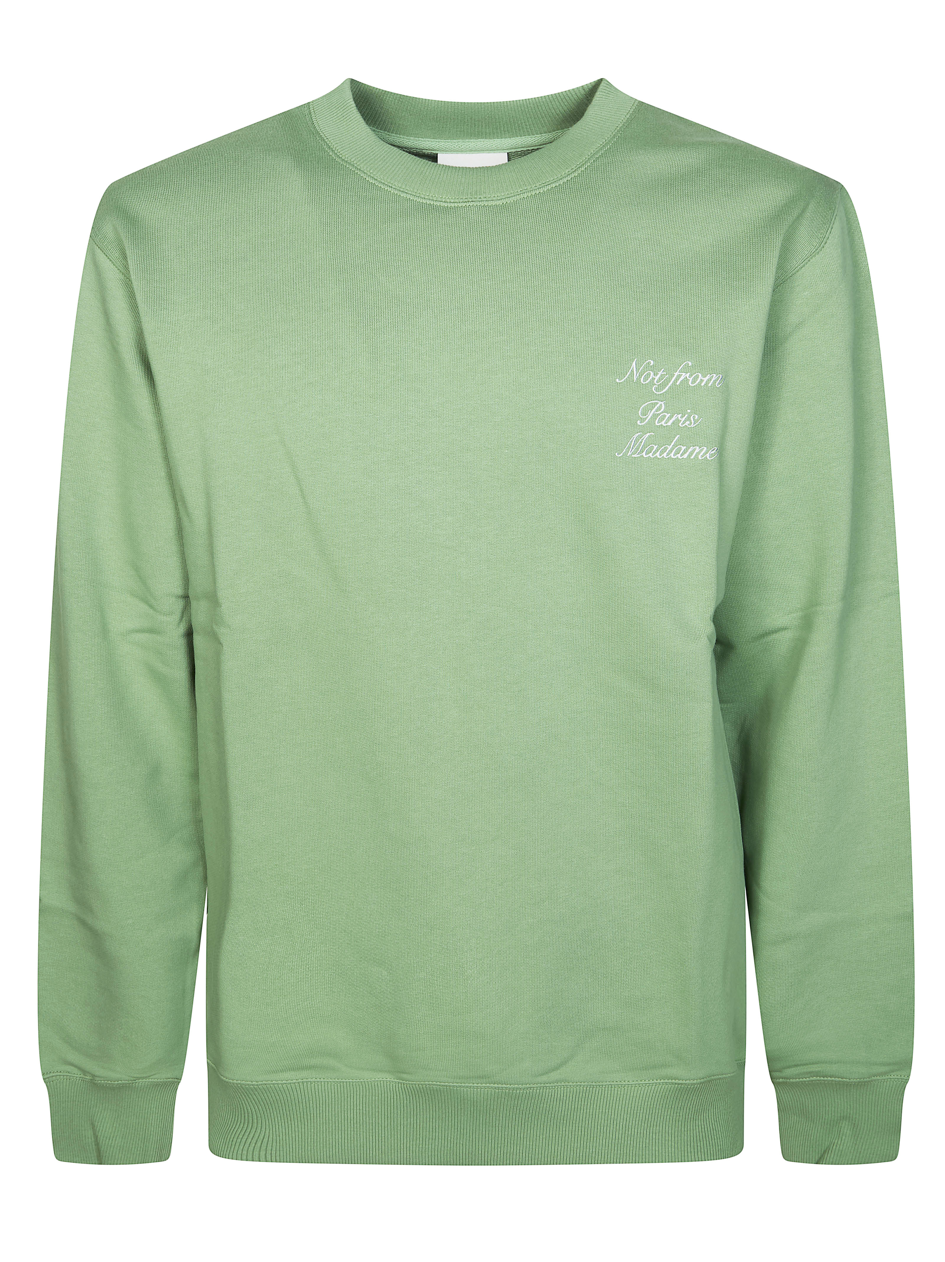 Men's Slogan Sweatshirt with Calligraphy Print