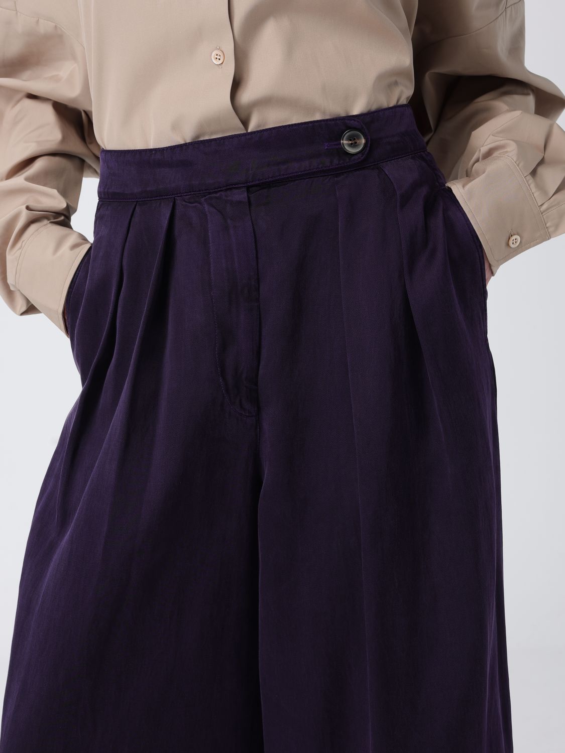 Pants Woman color Blue