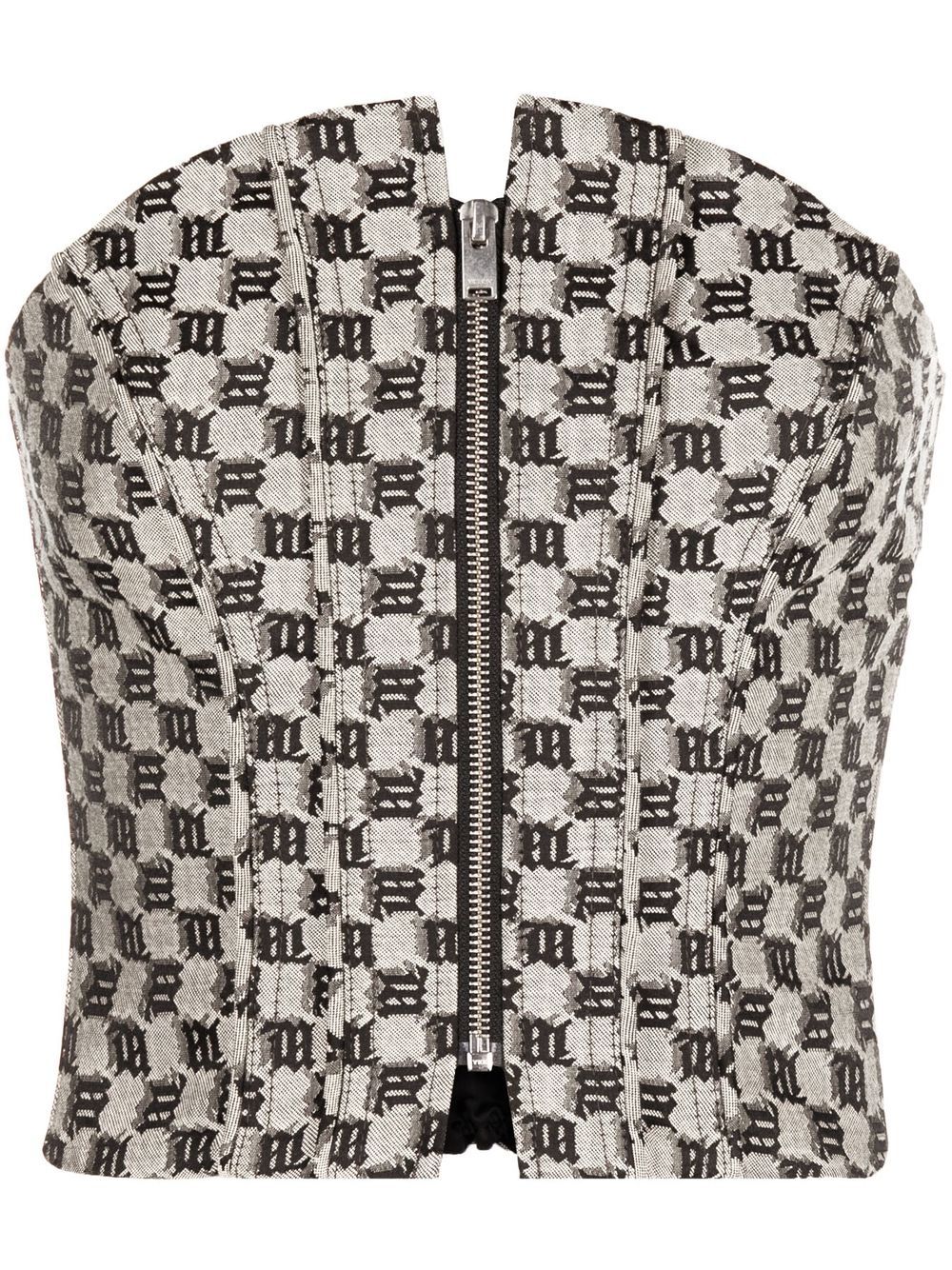 Monogram Corset Top