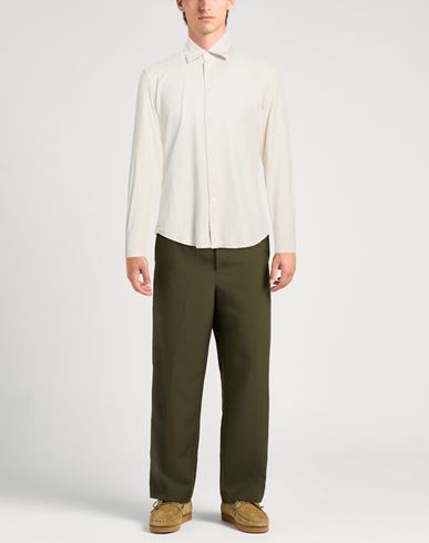 Man Shirt Cream Size 38 Cotton