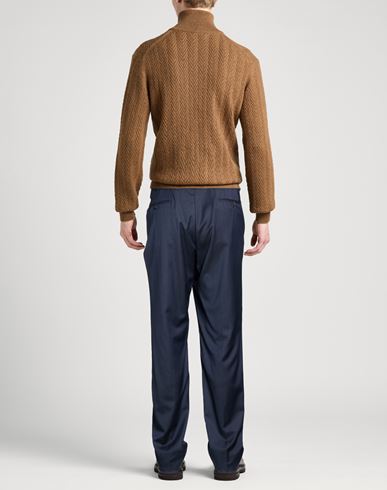 Man Pants Navy Size 38 Virgin Wool, Elastane
