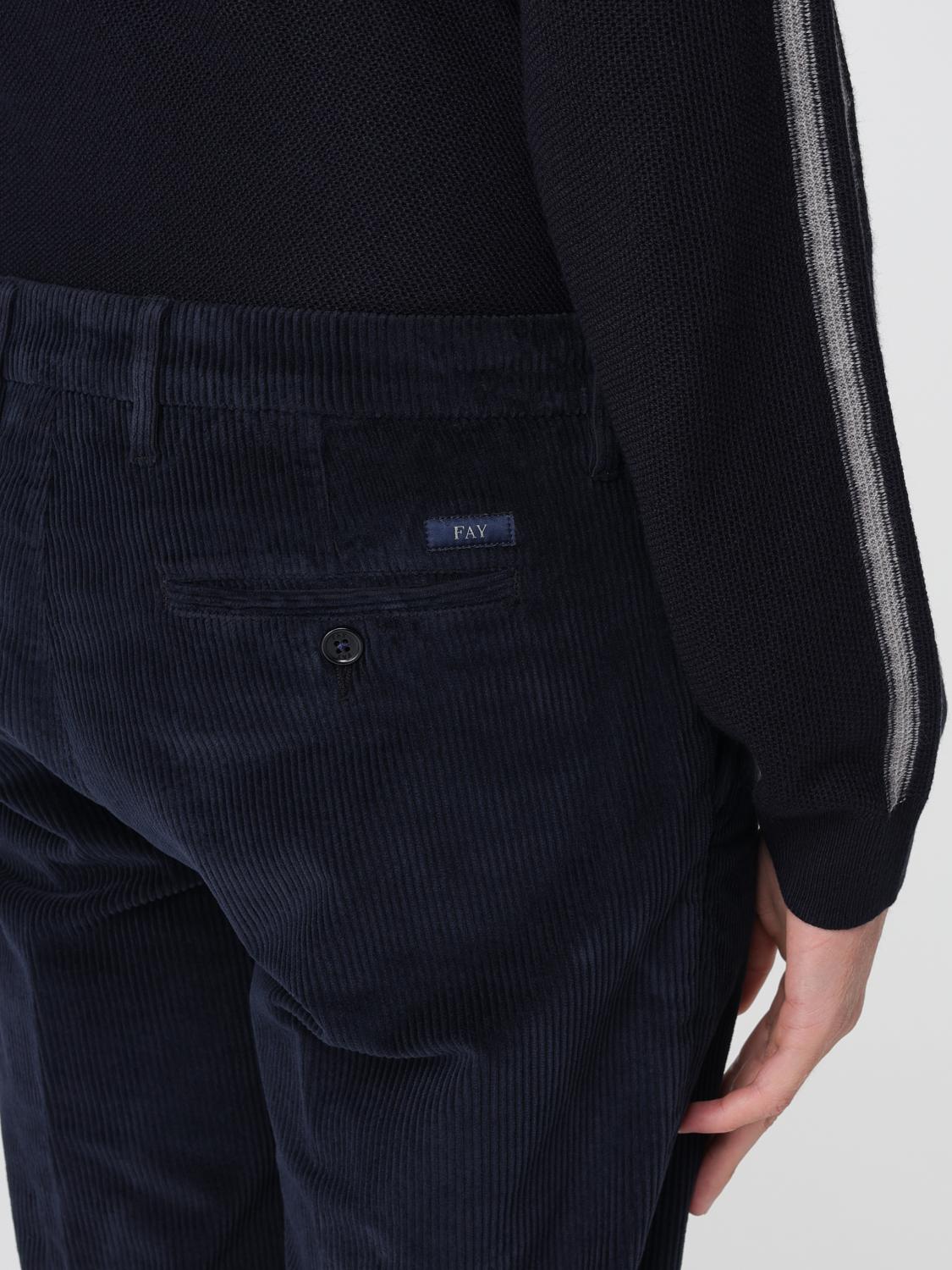 Pants Men color Blue