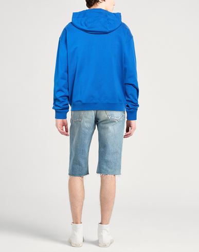Man Sweatshirt Blue Size L Cotton