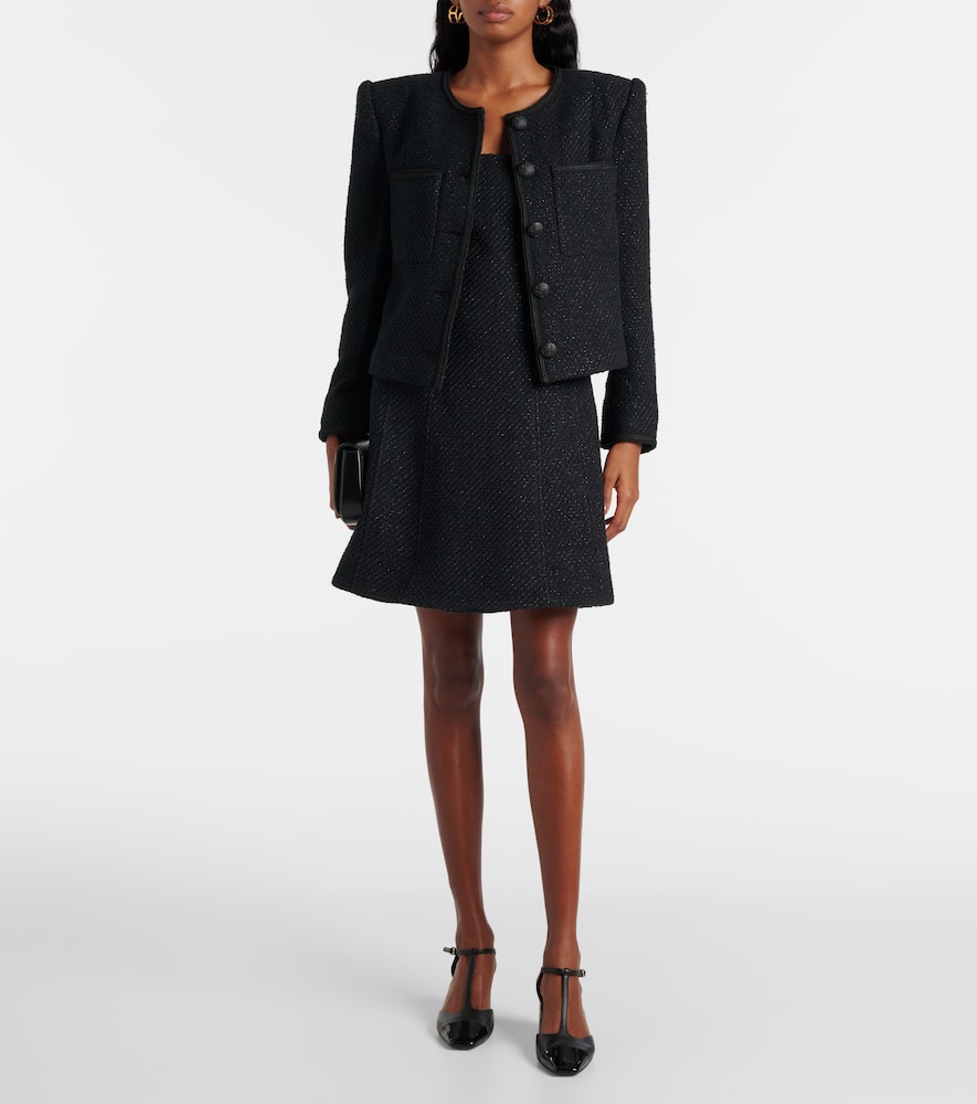 Delphine cotton-blend minidress