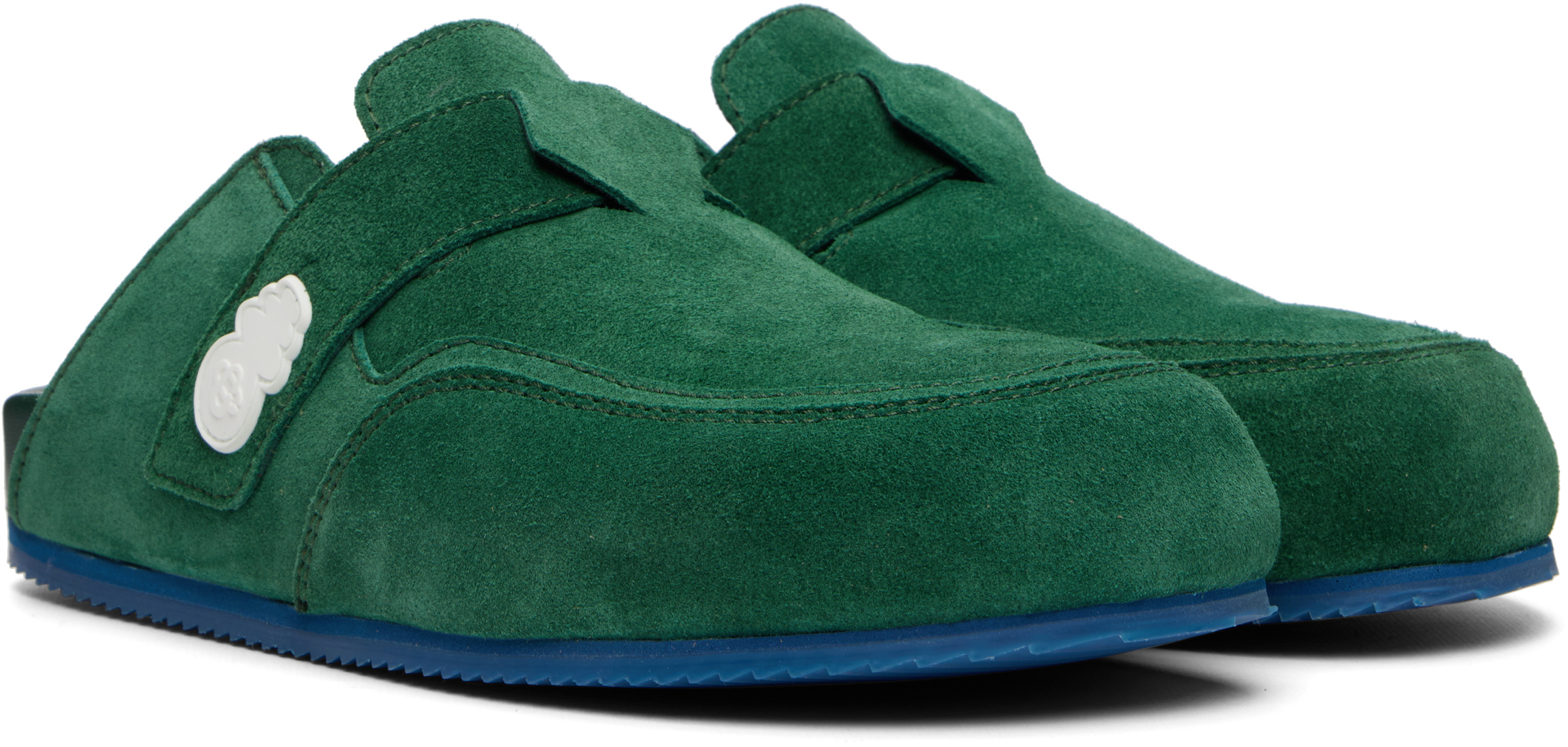 Green Outdoor Mule Loafers