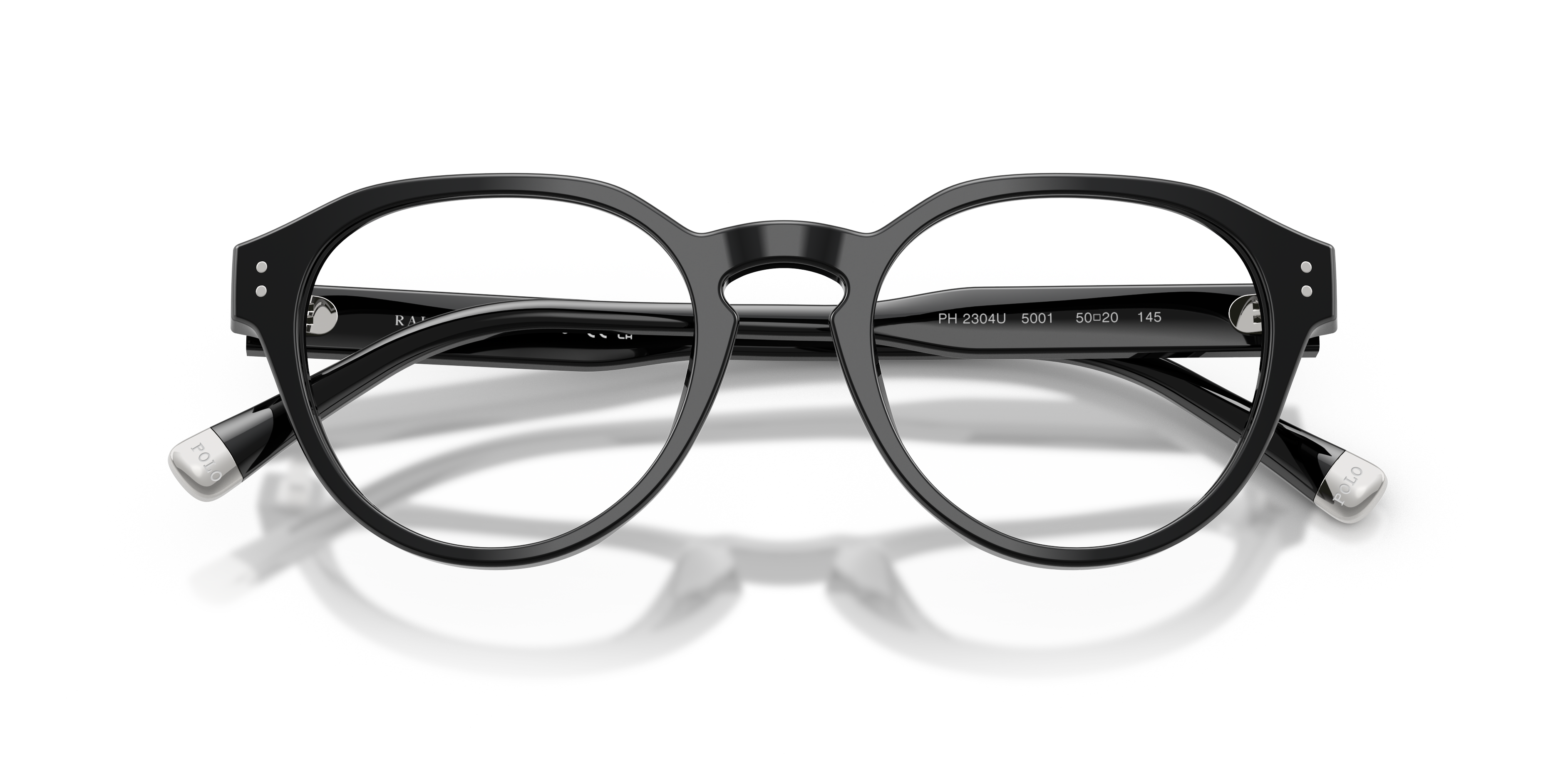 Polo Ralph Lauren Hombre Polo Ralph Lauren PH2304U 5001 Monturas ópticas Acetato Negro Transparente Pantos Norma