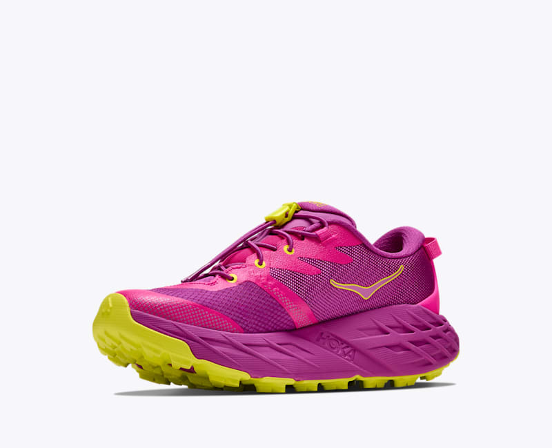 HOKA Speedgoat 7 Shoes in Fuchsia/Fuchsia