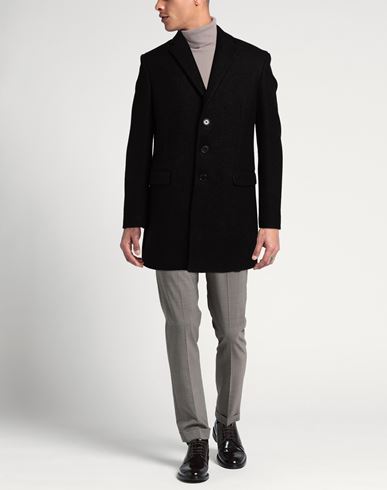 Man Coat Black Size 42 Wool