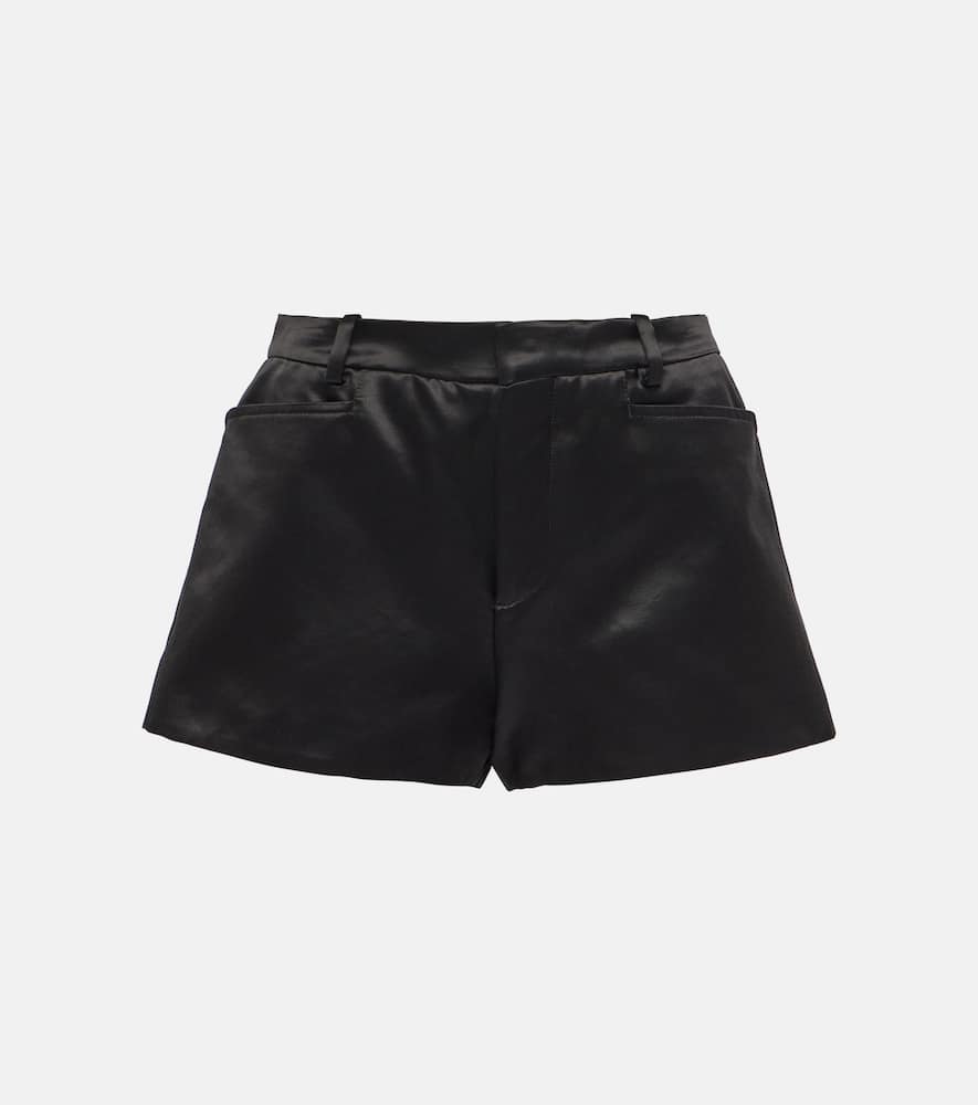 Cotton-blend shorts