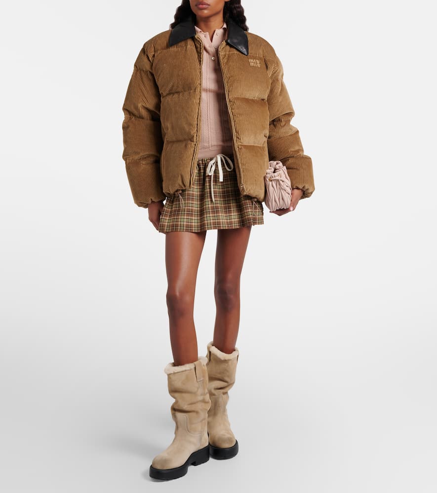 Shearling-lined suede knee-high boots