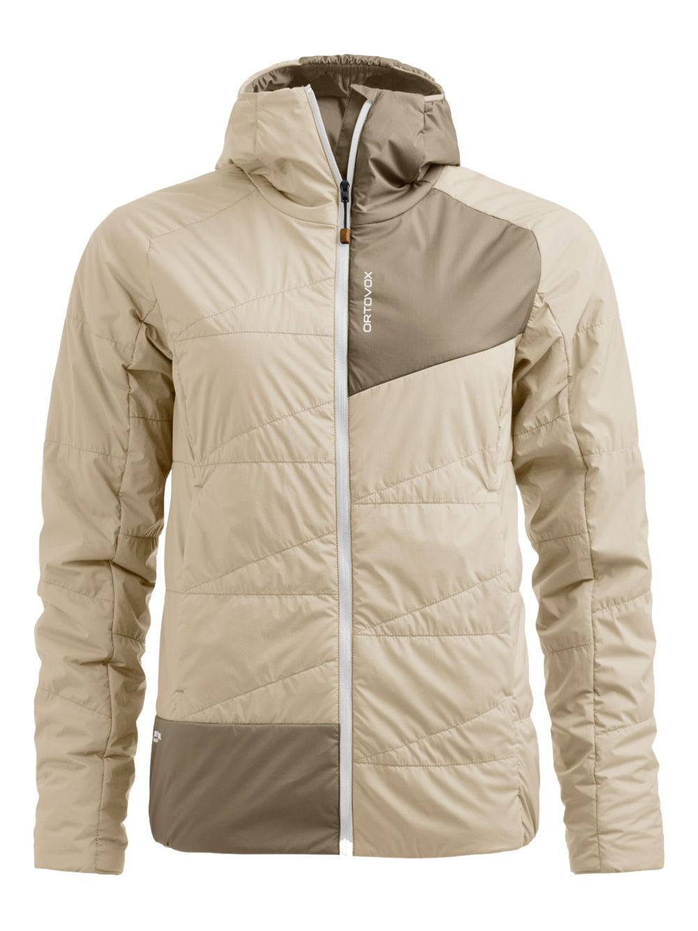 Hooded quilted jacket - Neutrals