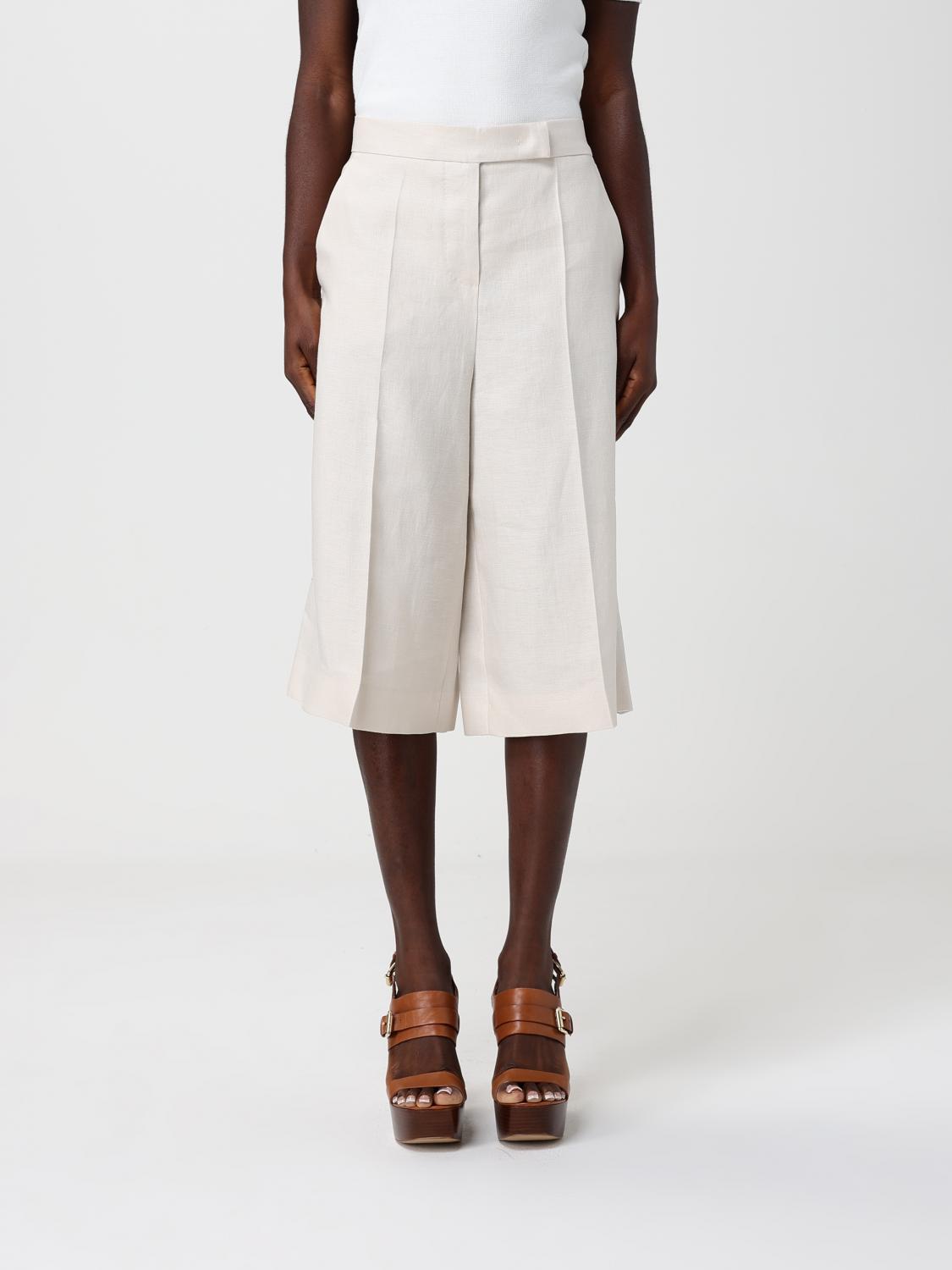Pants Woman color Beige