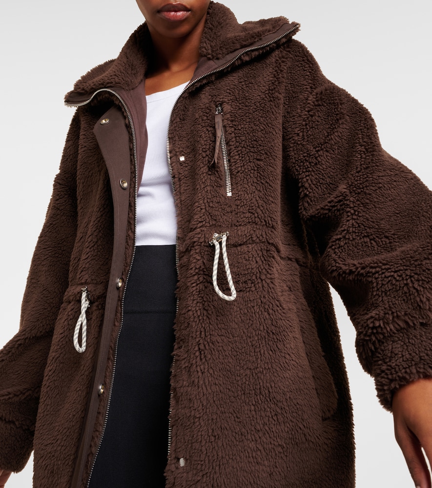 Jones faux-shearling coat
