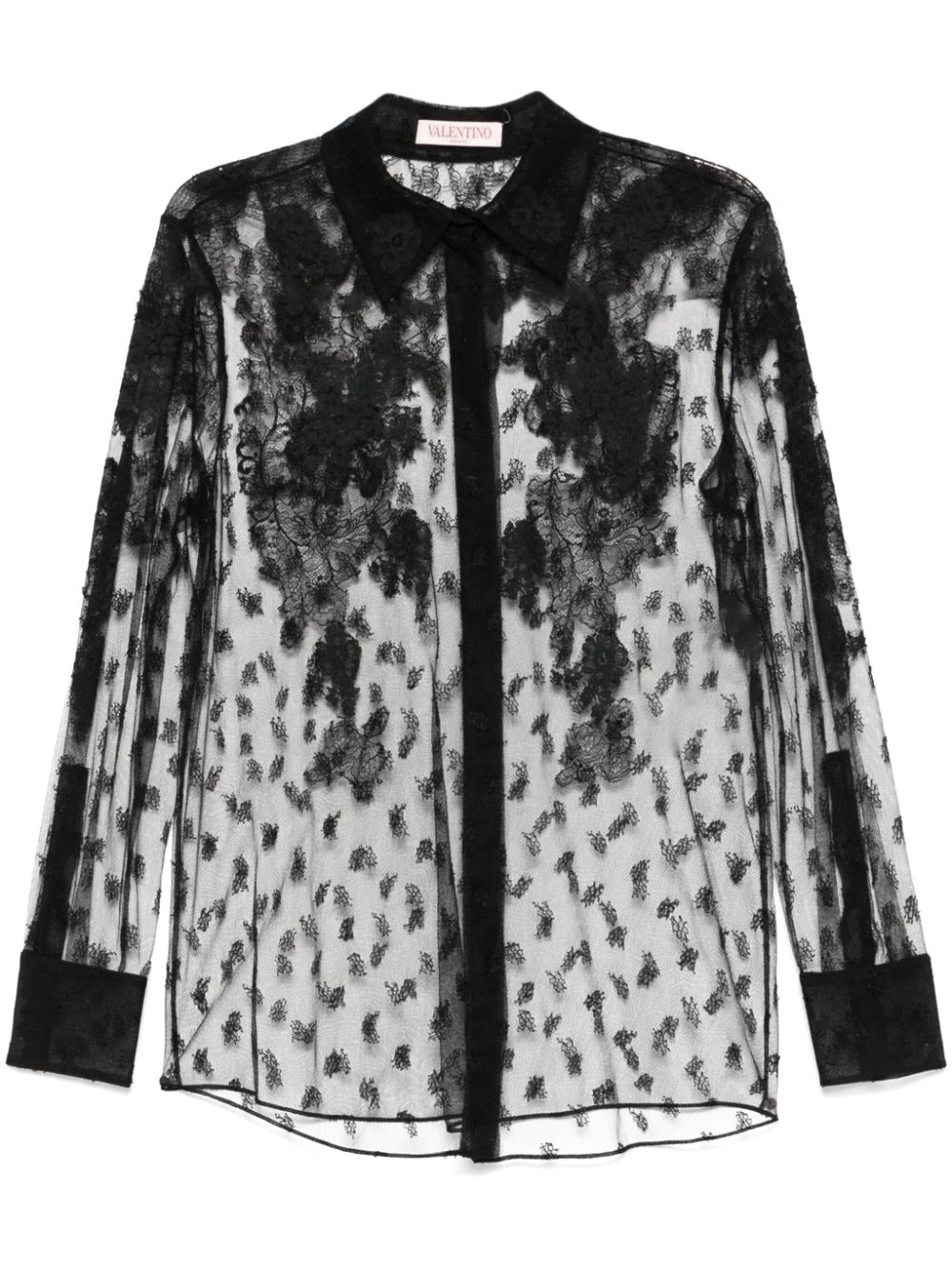Lace shirt - Black