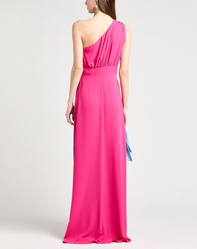 Woman Maxi dress Fuchsia Size 10 Polyester